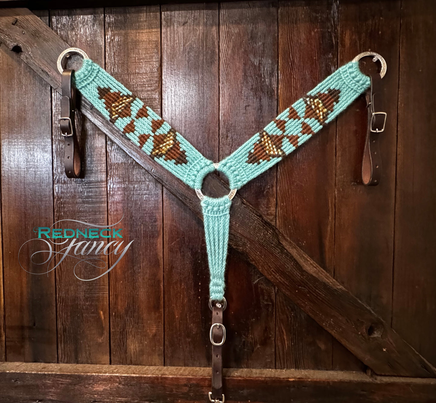 Aztec Mohair Breast Collar - Made to order