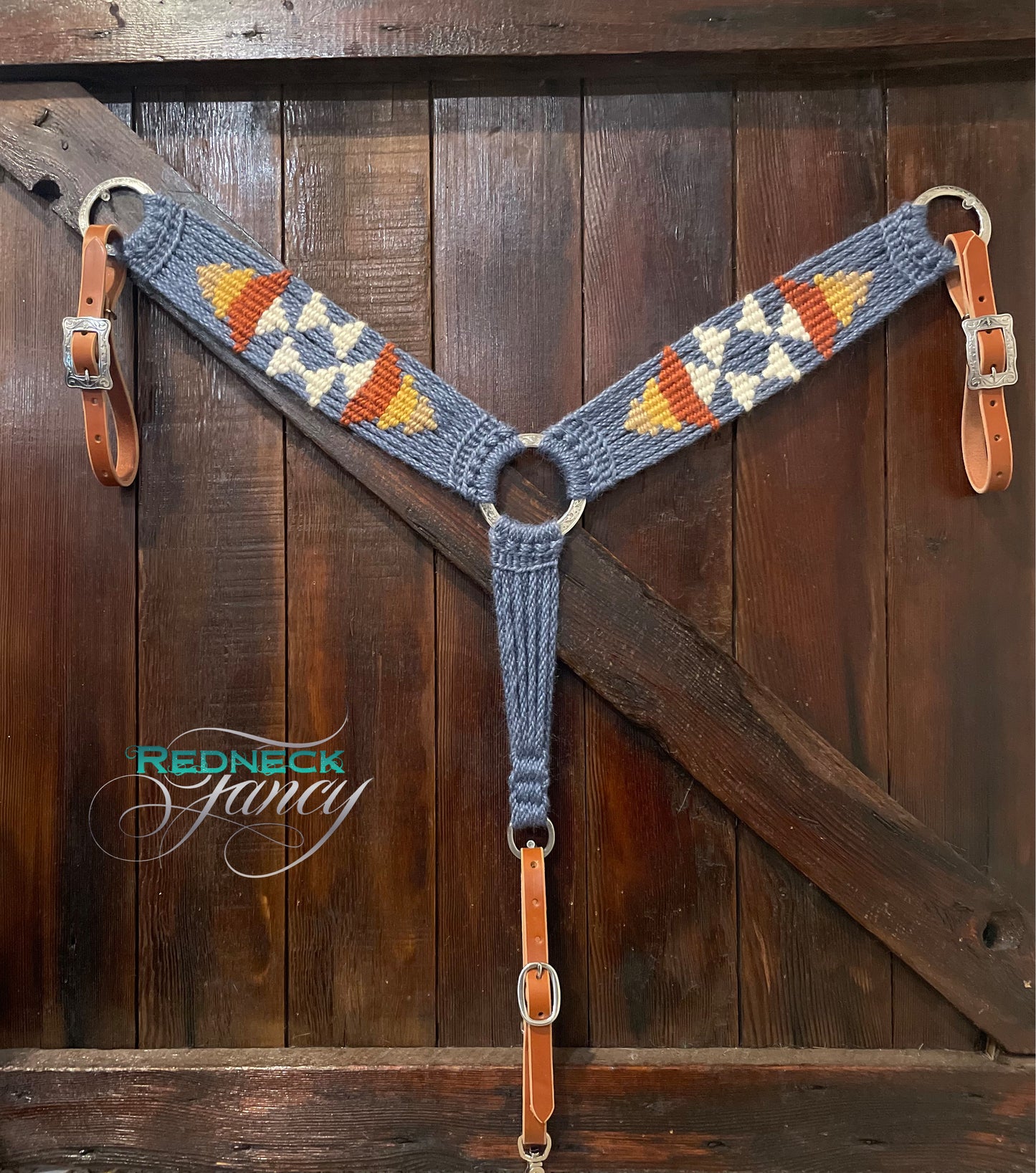 Aztec Mohair Breast Collar - Made to order