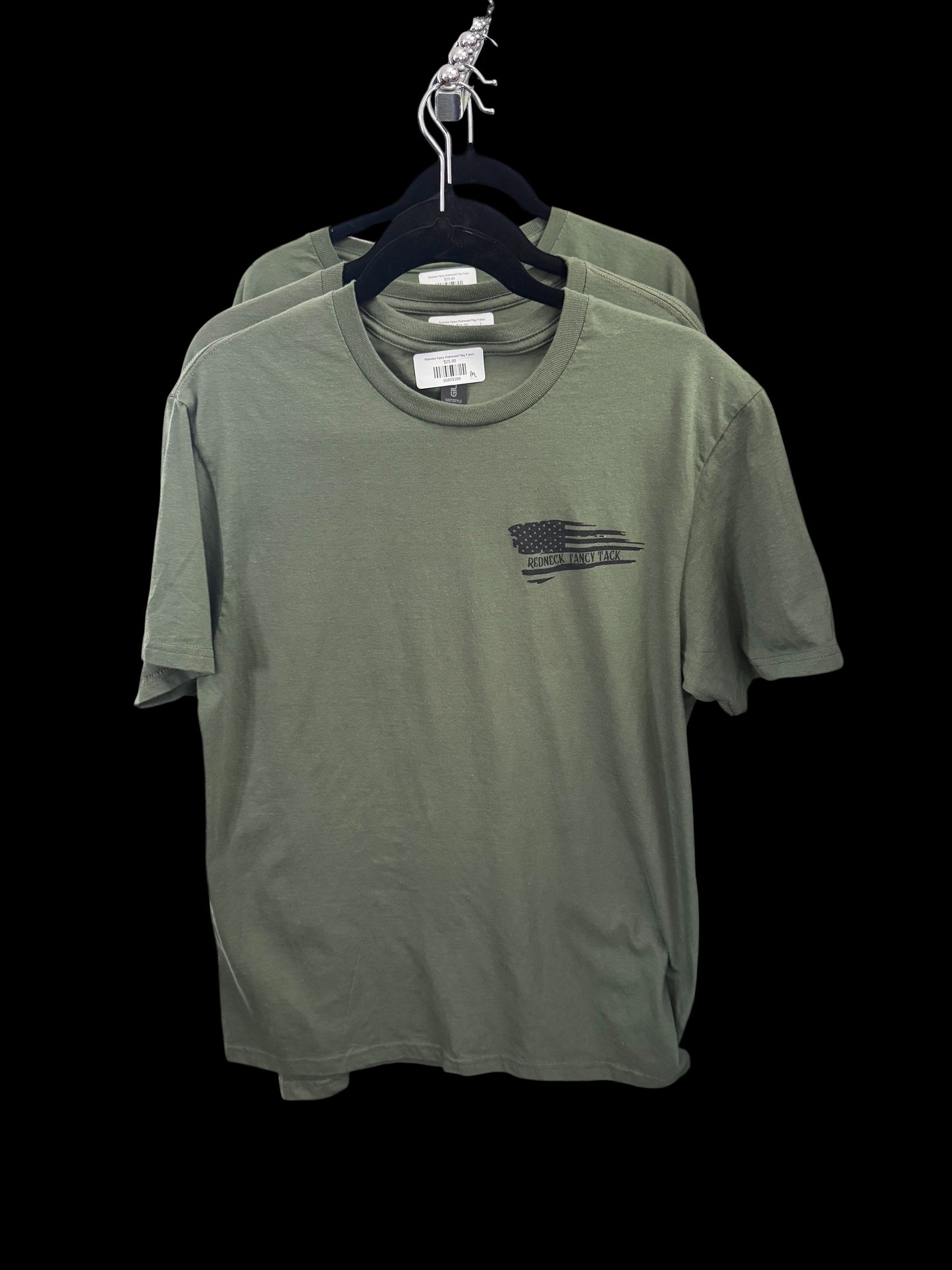 Redneck Fancy Distressed Flag T-shirt