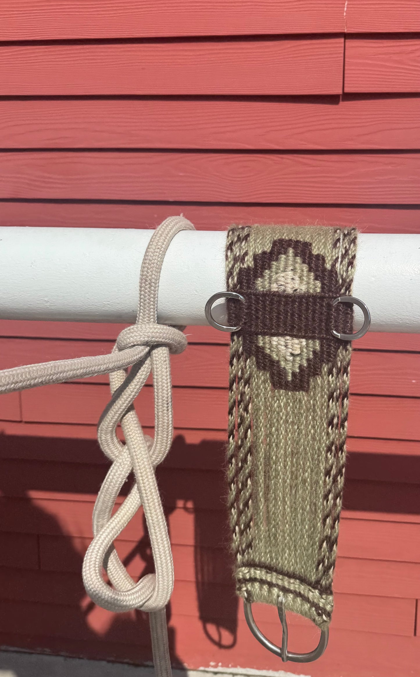 30" Sage Green Mohair Straight Cinch