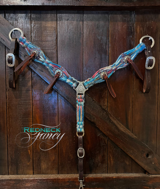 Sunrise Blush Mohair Breast Collar