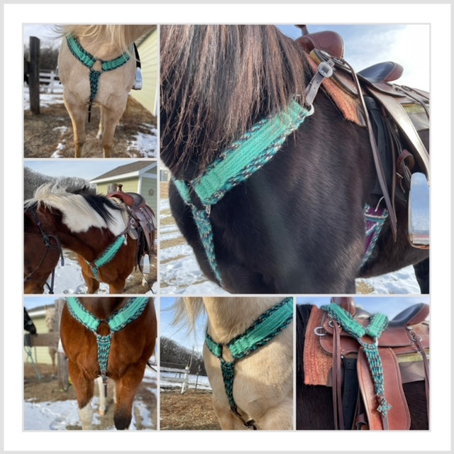 Custom Mohair Breast Collar