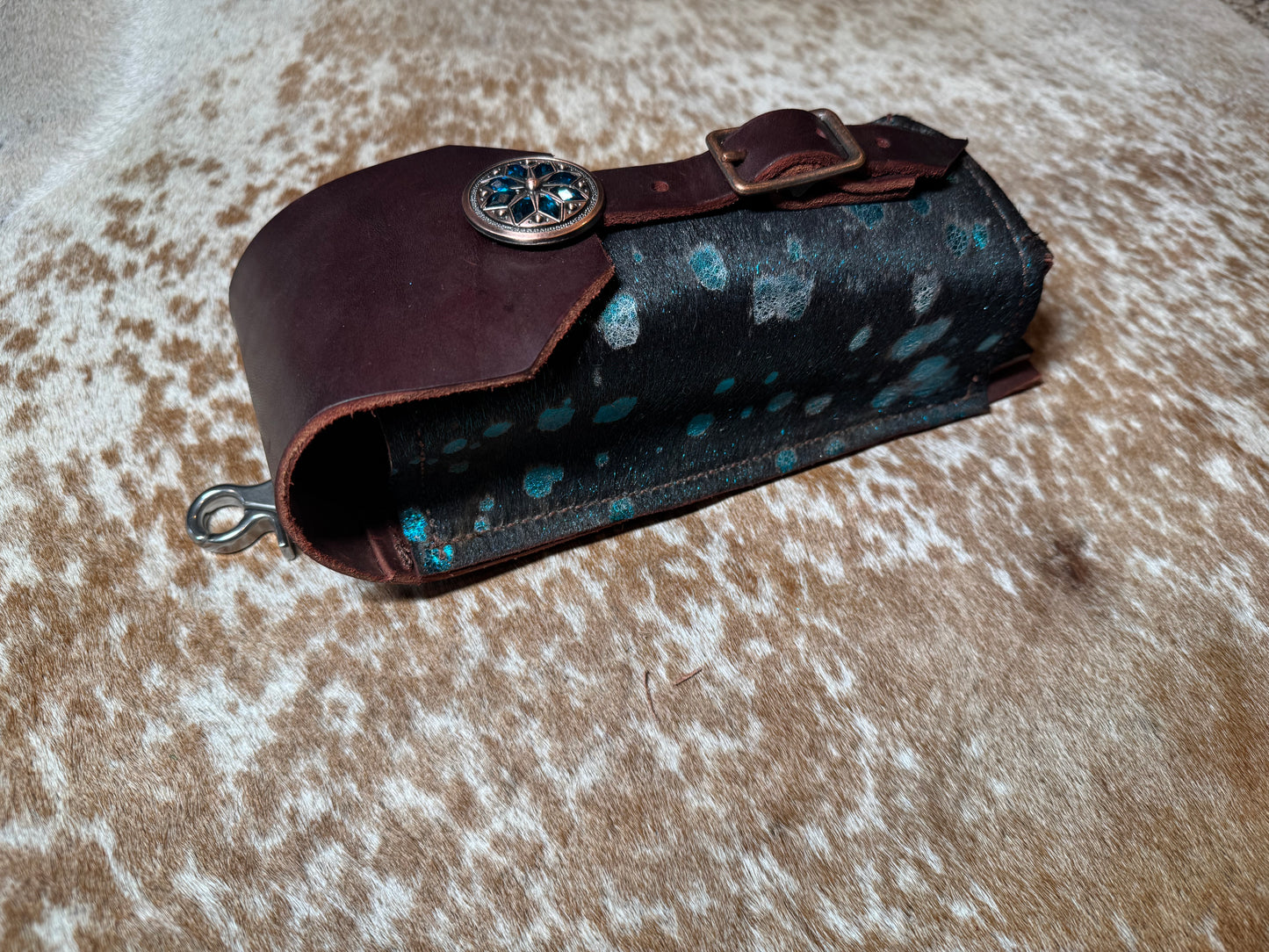 Small Bottle Holder - TurquoiseStone Concho