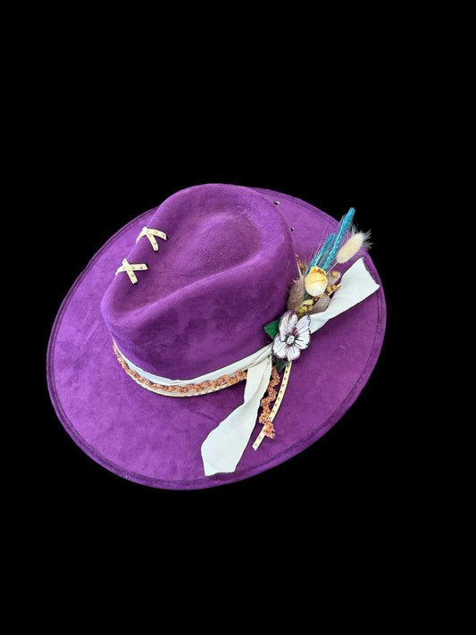 Purple on the Prairie Rancher Hat