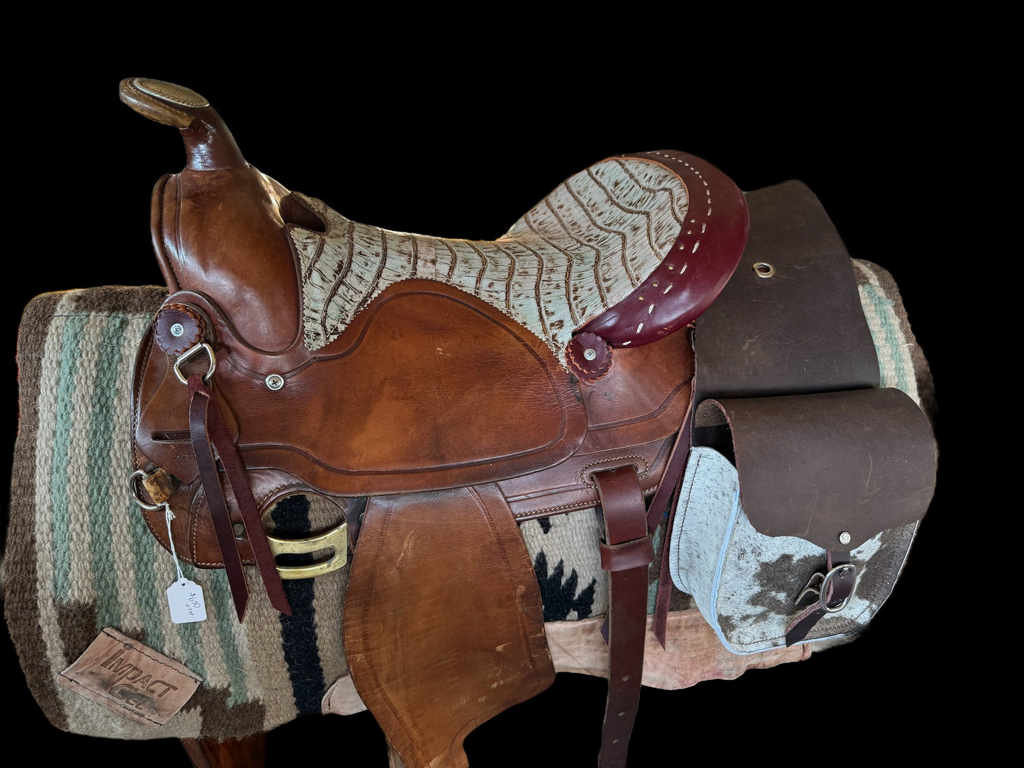 Cowhide Saddle Bags