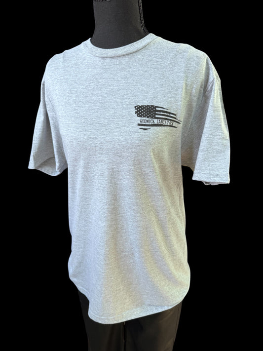 Redneck Fancy Distressed Flag T-shirt