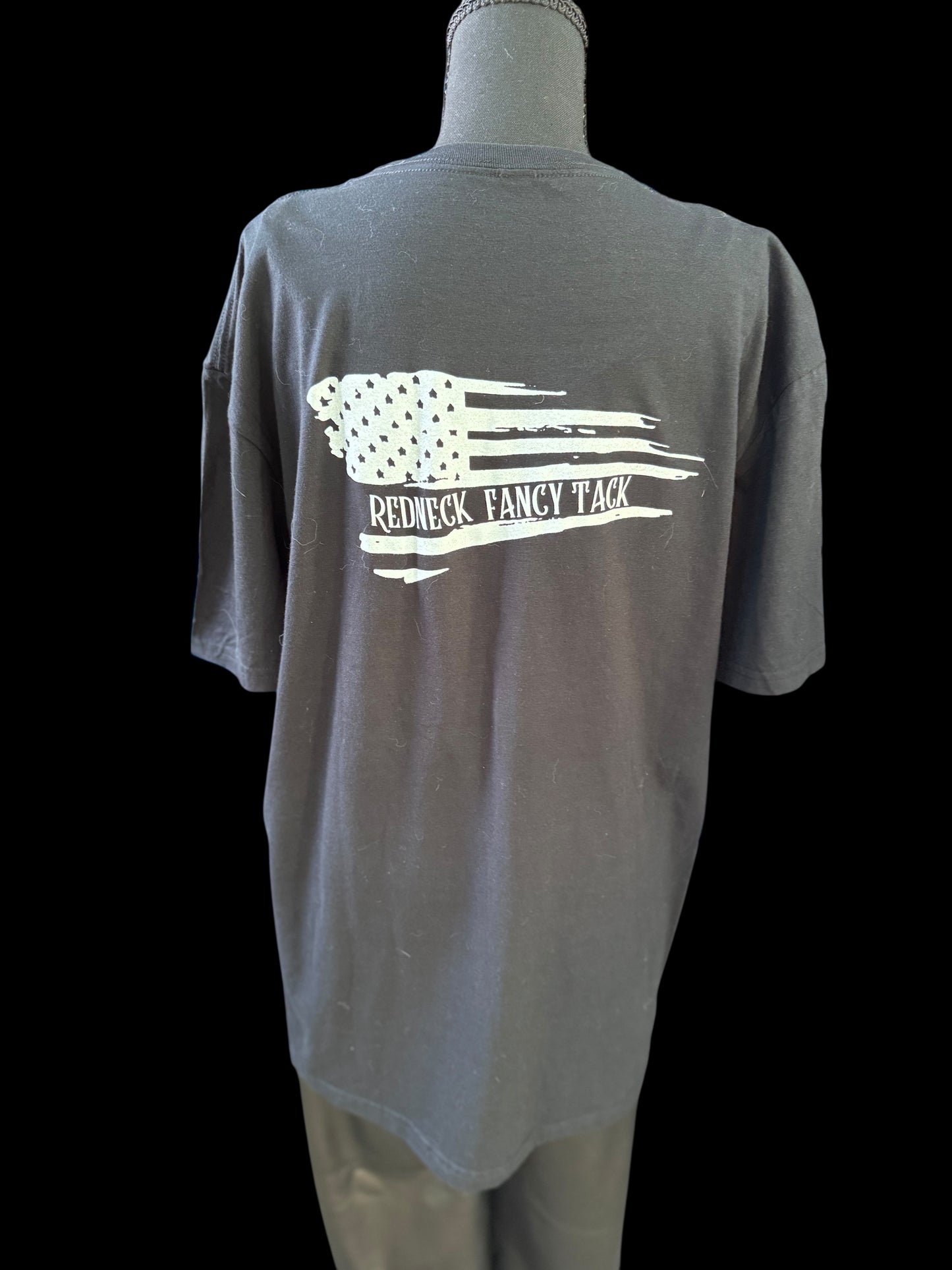 Redneck Fancy Distressed Flag T-shirt