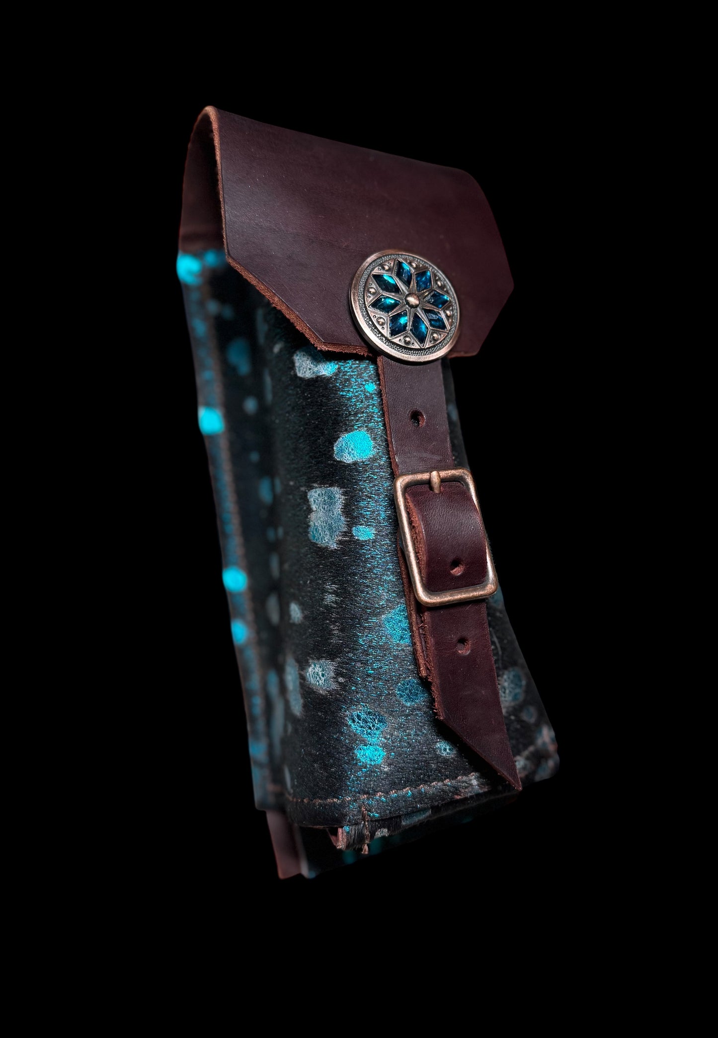 Small Bottle Holder - TurquoiseStone Concho