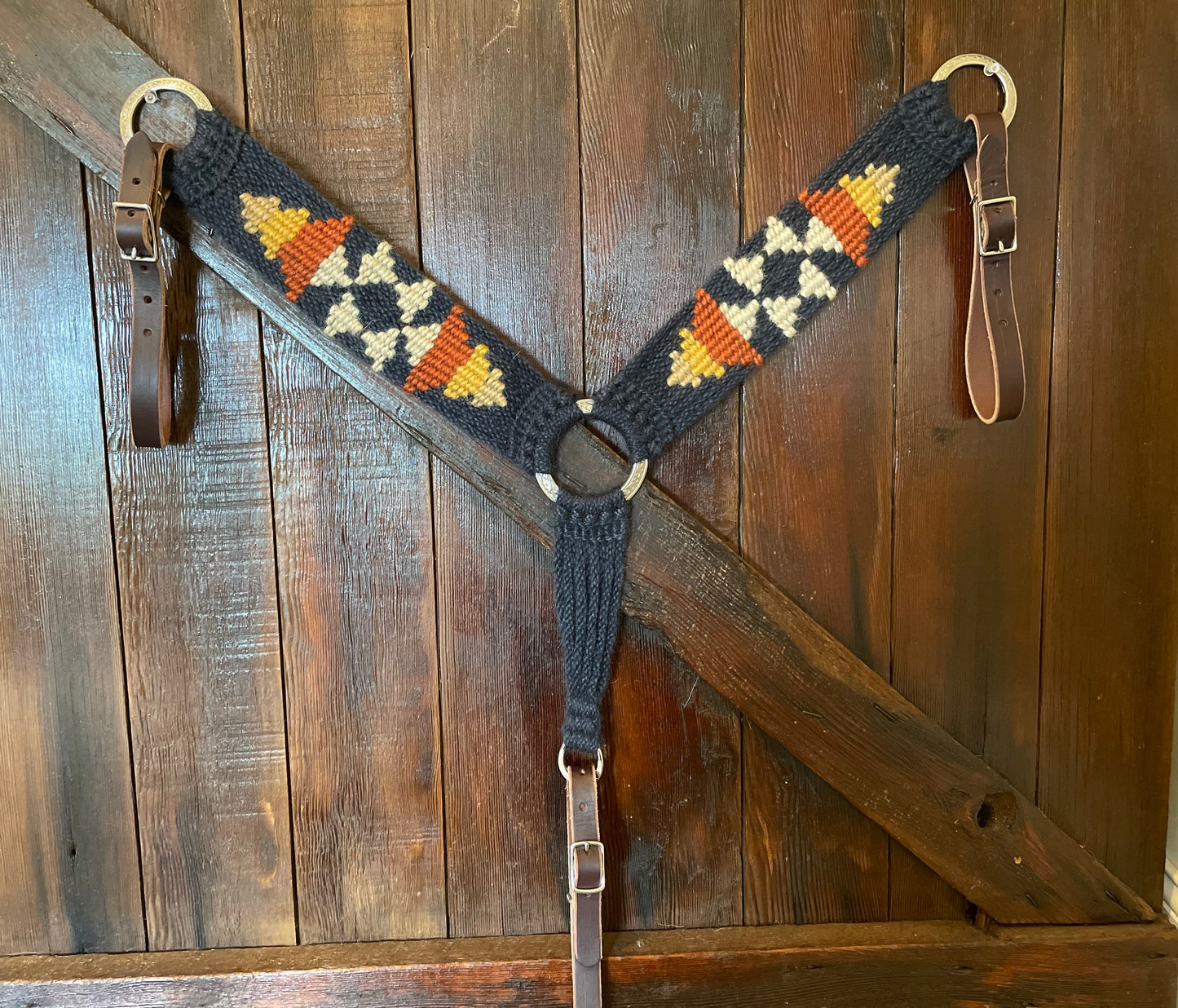 Aztec Mohair Breast Collar - Made to order