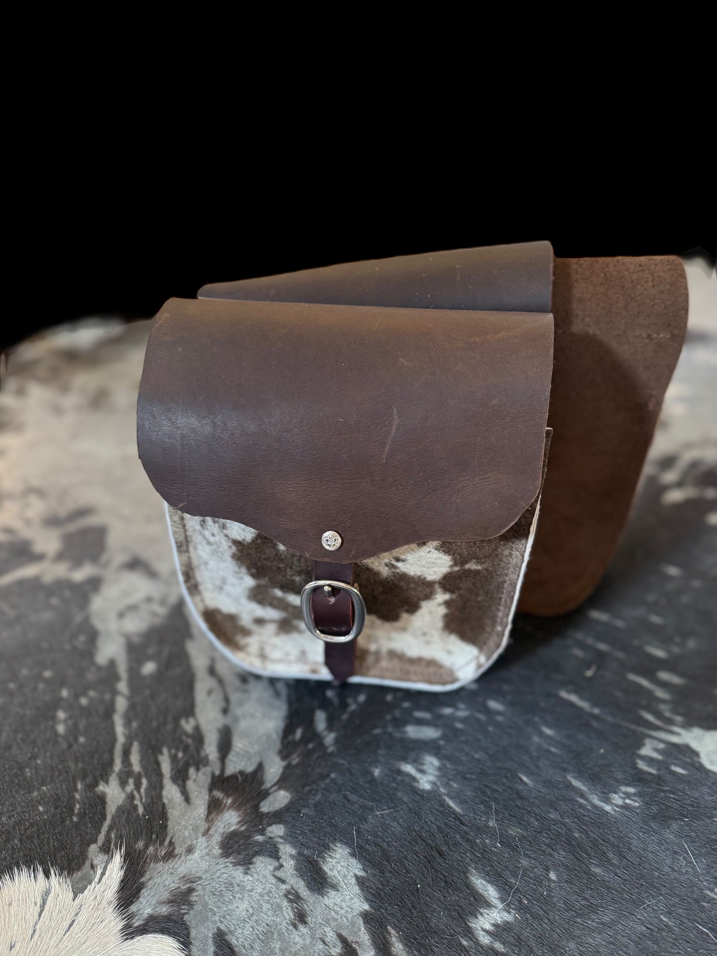 Cowhide Saddle Bags