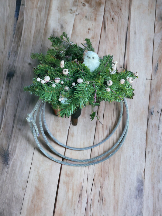 Winter Owl Wreath