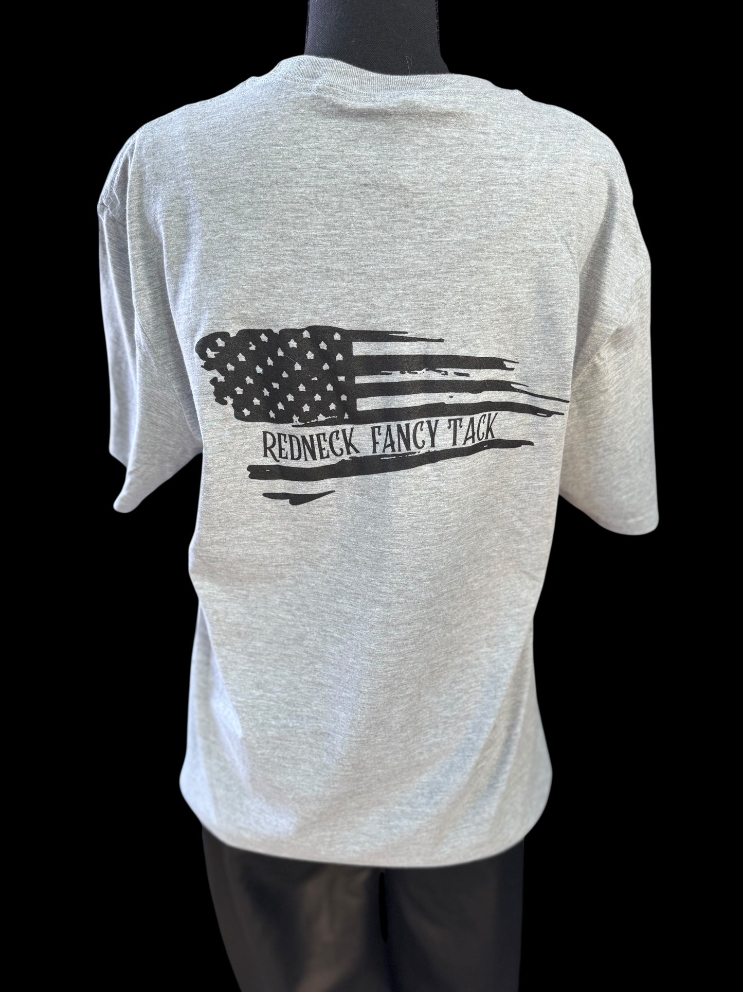 Redneck Fancy Distressed Flag T-shirt