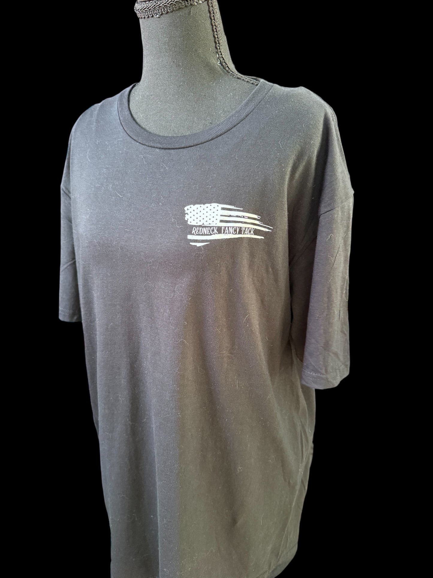 Redneck Fancy Distressed Flag T-shirt