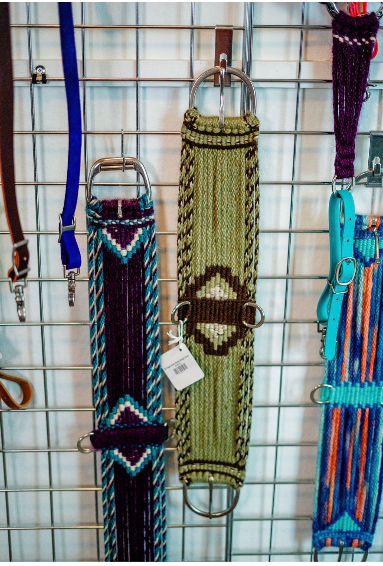 30" Sage Green Mohair Straight Cinch
