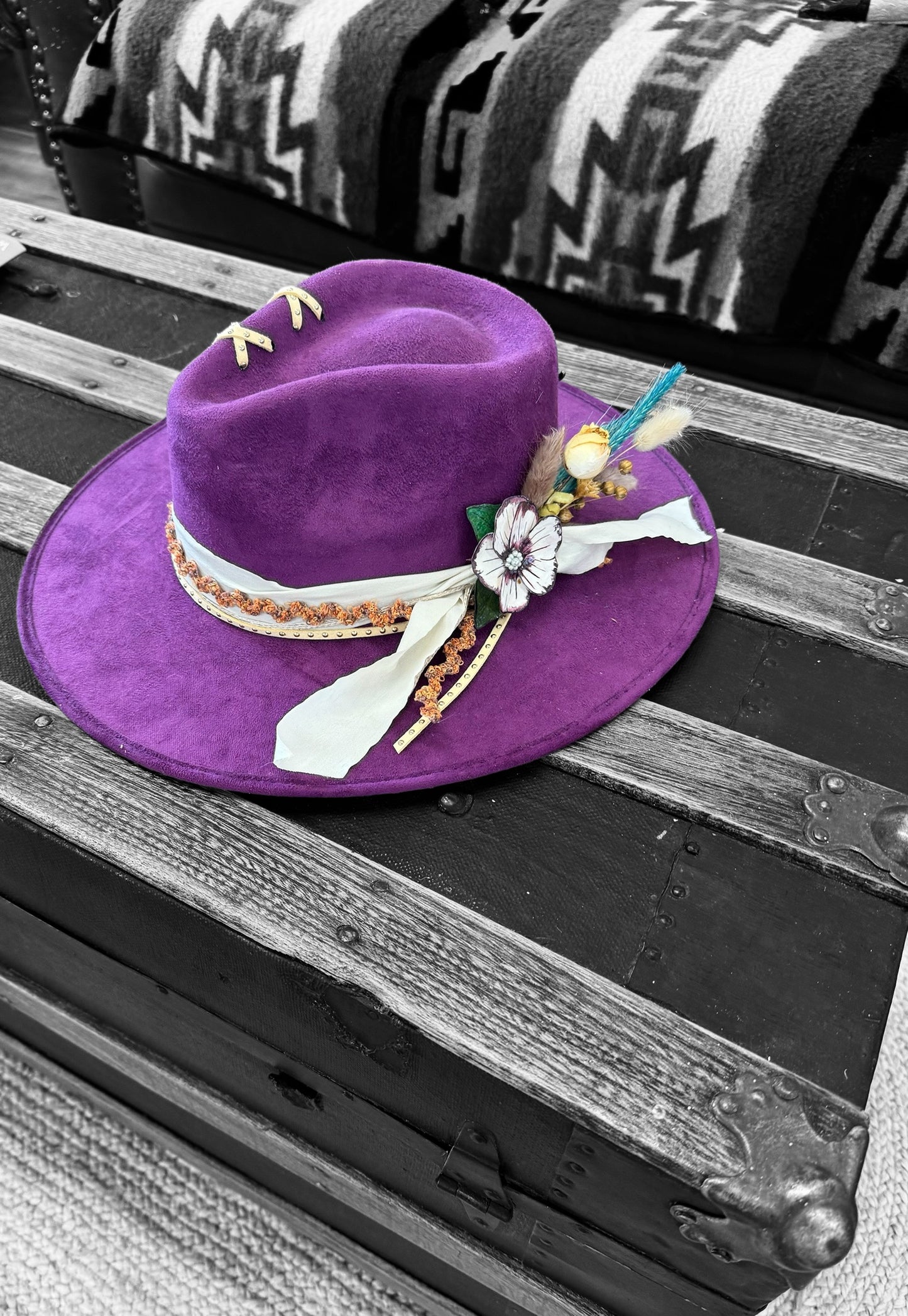 Purple on the Prairie Rancher Hat